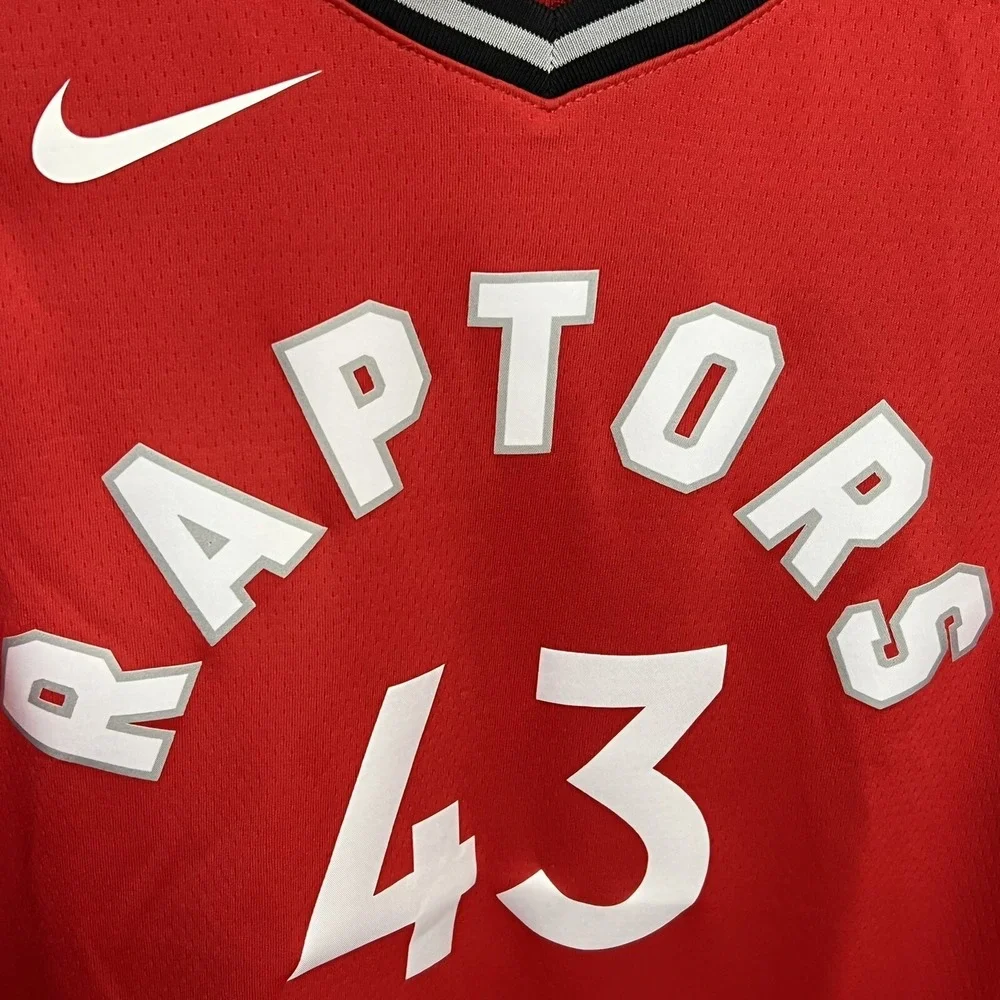 Toronto Raptor Pascal Siakam Nike Icon Wingman Game Jersey Basketball Size 52 XL